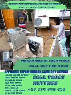 Washing Machine Dishwasher Fridge Repair On-site