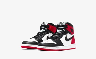 Nike Air Jordan 1 Retro "black And Red" Sneaker
