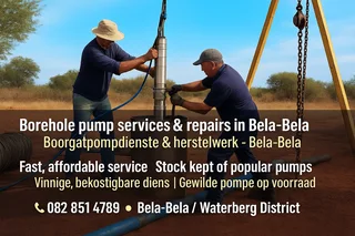 Borehole pump services & repairs