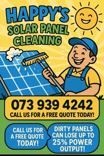 I do pools maintenance,pool repairs and solar panel cleaning reference Henry 0832253270