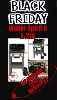 black Friday Special weber Spirit Ii E-210 W/gbs Lp Blk (delivery Incl.)