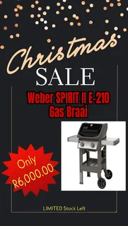 Weber Spirit Ii E-210 W/gbs Lp Blk (delivery Incl.)