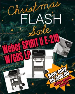 Weber Spirit Ii E-210 W/gbs Lp Blk (delivery Incl.)