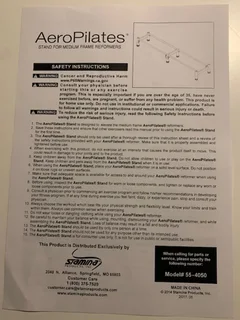 AeroPilates Pilates Reformer Plus