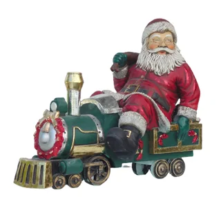 Resin: Santa on train