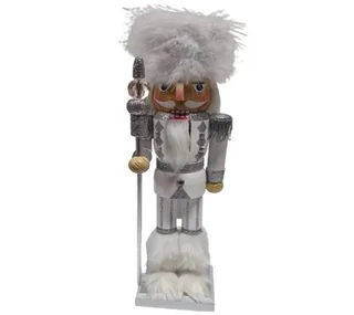 Nutcracker : 1.5m | White &amp; Silver