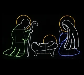 Motif: Neon | Nativity Scene