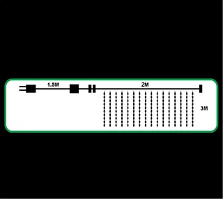 Curtain Fairy Light: Pure White 2m x 3m