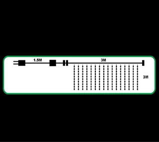 Curtain: 3m x 3m | Pure White