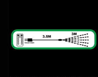 Tree Curtain Light: 3m RGB