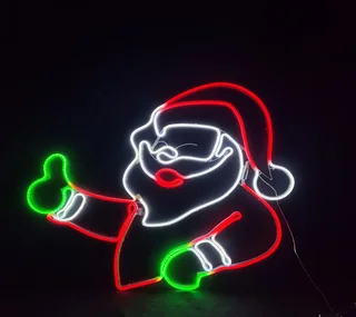 Motif: Neon | Santa showing Shap