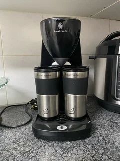 New Russell Hobbs Take 2 Two Coffee Tea Maker Satin Range 2 S Steel Thermal Mugs