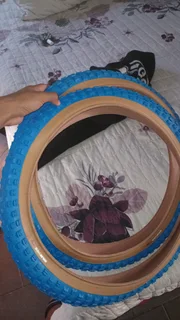 Bmx blue tyres