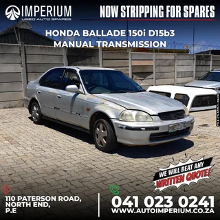 now stripping honda ballade 150i