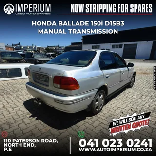 now stripping honda ballade 150i