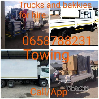 Trucks and bakkies for hire