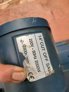 Cut off saw &#43; 7 bran new blades