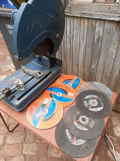 Cut off saw &#43; 7 bran new blades