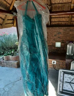 Unique wedding dress Sea blue/green in colour - immediately available