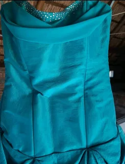 Unique wedding dress Sea blue/green in colour - immediately available