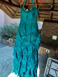 Unique wedding dress Sea blue/green in colour - immediately available