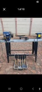Turning lathe mc900 + chisel set and adaptions available