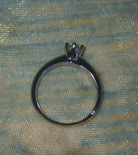 0.5 crt moissanite 925 silver ring -certificate plus warranty