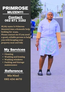 Domestic worker Available