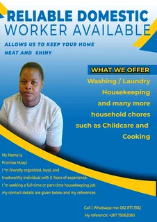 Domestic Helper Available