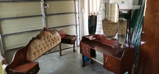 Dressing table, headboard and 2 cupboards for sale
