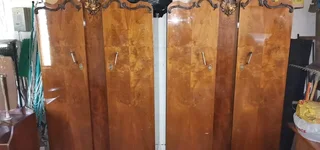 Dressing table, headboard and 2 cupboards for sale