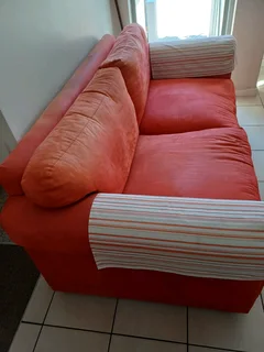 Couch 2 Setter Size 179 Cm In Length 40 Years Old Solid Needs A Clean Orange R2,200k Neg Rugby Area