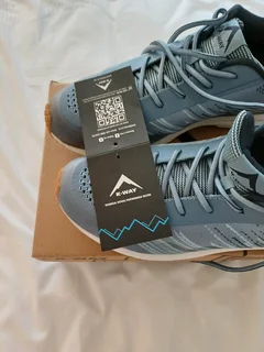 K-way gents Canterbury takkie / shoe soft blue in colour with laces size 12 worn twice door collect