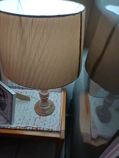 Lamps shades and stands excellent condition