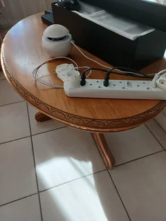 Oval shaped lounge table Rugby area door collect