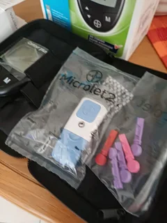 Diabetic machine Contour Plus with 3 needles NEW machine