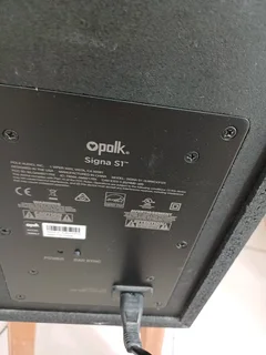 Polk soundbar and woofer cost R4.k new, willing to sell for R1.8k neg