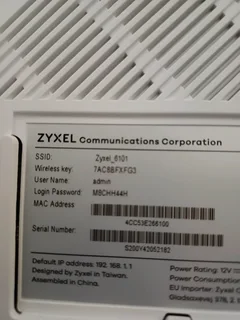 ZYXEL Gateway dual -band wireless