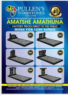 Tombstones and granite countertops