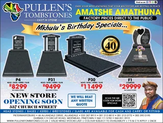 Tombstone n granite countertops