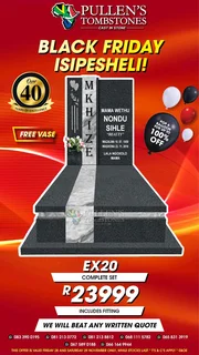 Granite countertops and tombstones