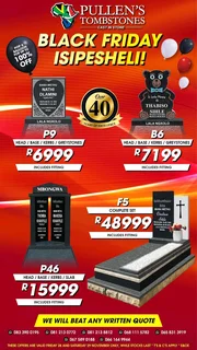 Granite countertops and tombstones