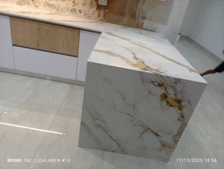 Granite countertops and tombstones