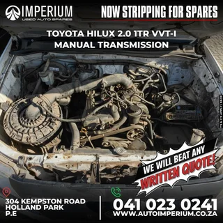 Toyota Hilux 2.0 1TR VVT-I Manual