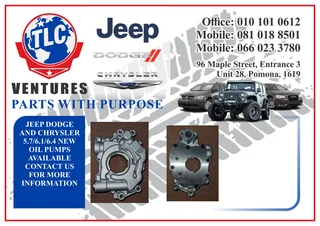 New Oil Pumps For All Jeep Dodge And Chrysler Vehicles