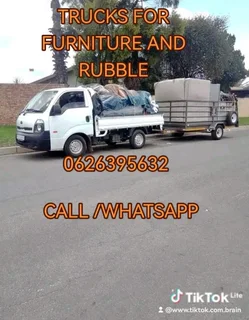 trucks for furniture and rubble removals