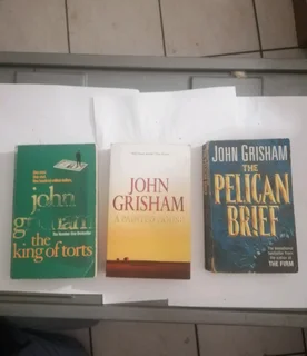 John Grisham Novels - R60 each or take 3 at R165. Plus 6 Kiddies books at only R100.