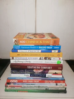 15 Exciting Cooking Books, (Set A), to choose from - R95 each. Plus 6 Kiddies books for only R100.