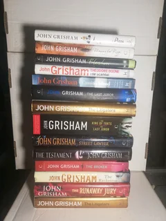 John Grisham Novels, Hard Cover any of 21 Titles. R70 each of R190 for 3