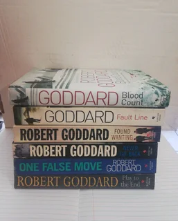 Robert Goddard Collection of Novels. R40 each or 3 for 100.